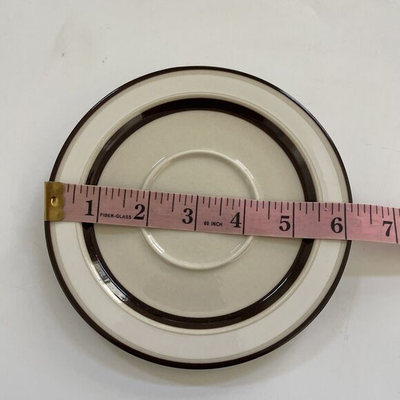 Dachi Mid Century Modern Saucer Plates Akey White 70s Retro Lot 4 Made in JAPAN - Picture 7 of 7